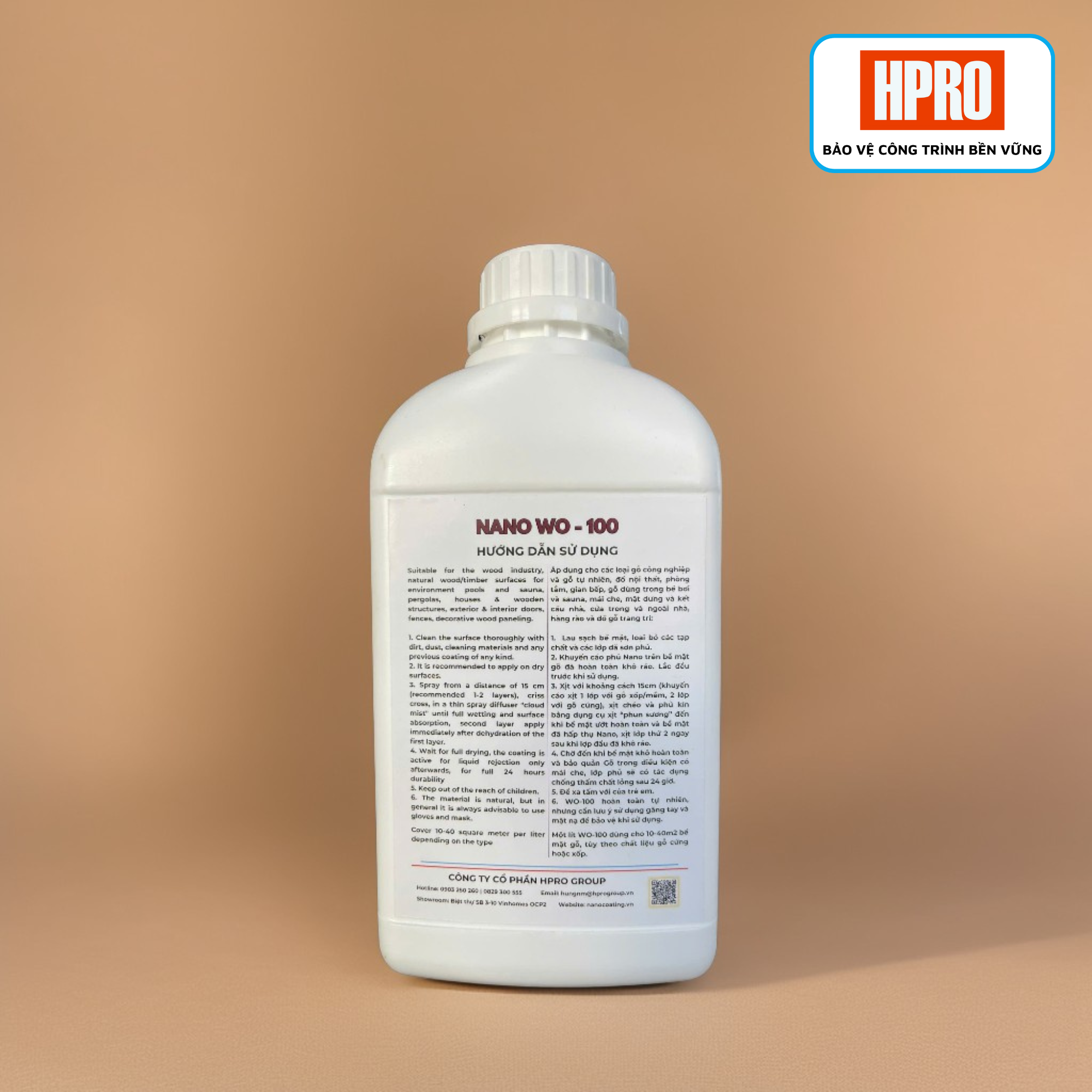 07. Nano WO-100: Bảo Vệ Gỗ - Tre Tự Nhiên - Hình ảnh 2